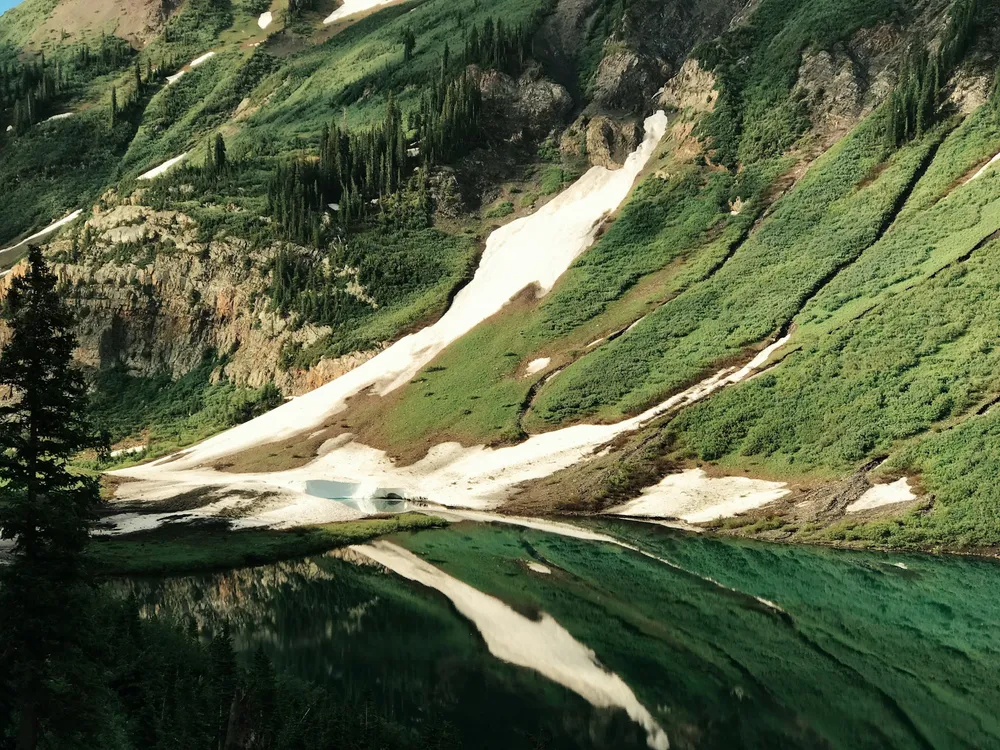 Colorado high-country mountains